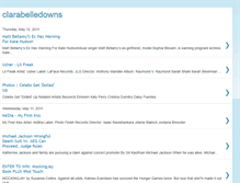 Tablet Screenshot of clarabelledowns.blogspot.com