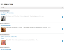 Tablet Screenshot of creation-sw.blogspot.com