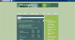 Desktop Screenshot of diariooperacoes.blogspot.com