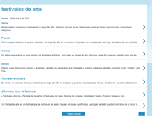 Tablet Screenshot of festivalesdearte.blogspot.com