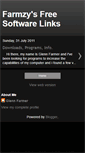 Mobile Screenshot of farmzysfreesoftwarelinks.blogspot.com
