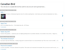 Tablet Screenshot of canadianbird.blogspot.com