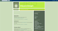 Desktop Screenshot of pecoranegra.blogspot.com