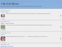 Tablet Screenshot of bit-of-blarney.blogspot.com