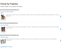 Tablet Screenshot of fiendforfashion.blogspot.com