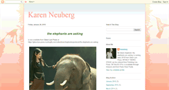 Desktop Screenshot of karenneuberg.blogspot.com