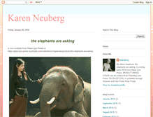 Tablet Screenshot of karenneuberg.blogspot.com