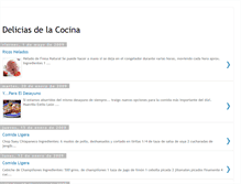 Tablet Screenshot of delicias-dela-cocina.blogspot.com