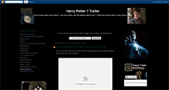 Desktop Screenshot of harry-potter-7-movie-trailer.blogspot.com