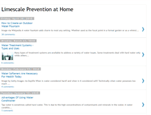 Tablet Screenshot of limescale-prevention.blogspot.com