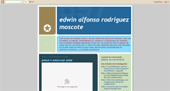 Desktop Screenshot of edwinalfonsorodriguezmoscote.blogspot.com