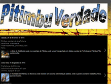 Tablet Screenshot of pitimbu-verdade.blogspot.com