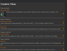 Tablet Screenshot of creativevikas.blogspot.com