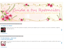 Tablet Screenshot of cuidaatusratoncitos.blogspot.com