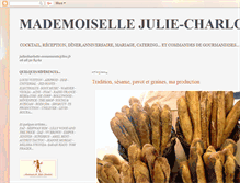 Tablet Screenshot of mademoisellejuliecharlotte.blogspot.com