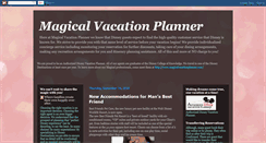 Desktop Screenshot of magicalvacationplanner.blogspot.com