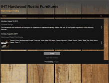 Tablet Screenshot of ihtwood.blogspot.com