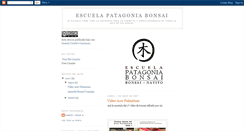 Desktop Screenshot of escuela-patagonia-bonsai.blogspot.com