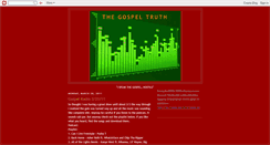 Desktop Screenshot of gospeltruthradio.blogspot.com