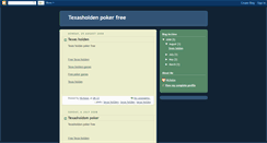 Desktop Screenshot of holdemtexes.blogspot.com