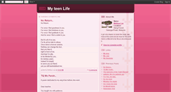 Desktop Screenshot of myteenslife.blogspot.com