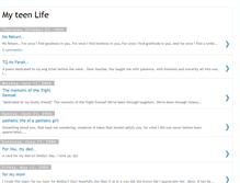 Tablet Screenshot of myteenslife.blogspot.com