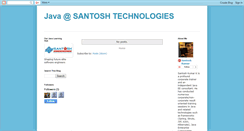 Desktop Screenshot of java-santosh.blogspot.com