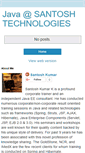 Mobile Screenshot of java-santosh.blogspot.com