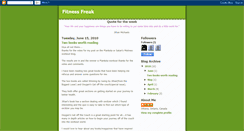 Desktop Screenshot of fitnessfreak-rustee.blogspot.com