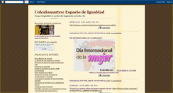 Desktop Screenshot of colealomartesigualdad.blogspot.com