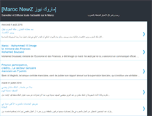 Tablet Screenshot of marocnewz.blogspot.com