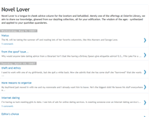 Tablet Screenshot of novellover.blogspot.com
