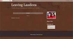 Desktop Screenshot of leavinglaodicea-jc3.blogspot.com