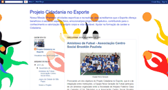 Desktop Screenshot of cidadanianoesporte.blogspot.com