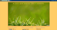 Desktop Screenshot of blogsquevisitoyquiero.blogspot.com