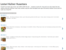 Tablet Screenshot of lestarikulinernusantara.blogspot.com