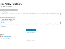 Tablet Screenshot of noevalleyneighbors.blogspot.com