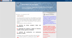 Desktop Screenshot of nosotroscalificamos.blogspot.com
