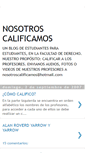 Mobile Screenshot of nosotroscalificamos.blogspot.com