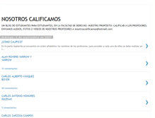 Tablet Screenshot of nosotroscalificamos.blogspot.com