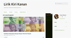 Desktop Screenshot of lirik-kiri-kanan.blogspot.com