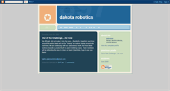 Desktop Screenshot of dakotarobotics.blogspot.com