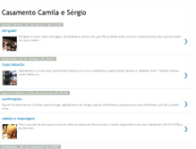 Tablet Screenshot of casamentocamilaesergio.blogspot.com