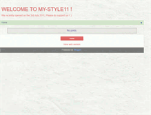 Tablet Screenshot of my-style11.blogspot.com