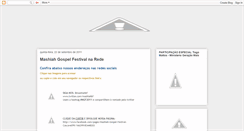Desktop Screenshot of mashiahgospelfestival.blogspot.com