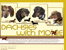 Tablet Screenshot of dachsieswithmoxie.blogspot.com