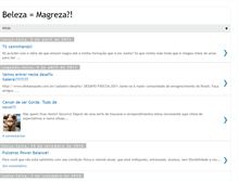 Tablet Screenshot of belezamagreza.blogspot.com