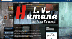 Desktop Screenshot of lavozhumanadejeancocteau.blogspot.com