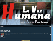 Tablet Screenshot of lavozhumanadejeancocteau.blogspot.com