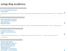 Tablet Screenshot of juliagsblogacademico.blogspot.com